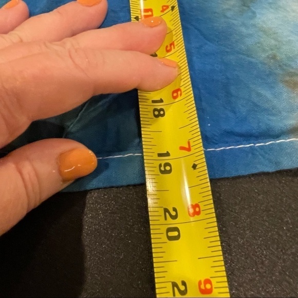 Tie dye flour sack kitchen hand towel hand towel ocean earth blue - 3 available - Picture 7 of 8